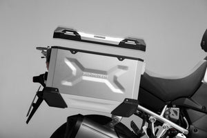 SW Motech Trax ADV Side Case - Left - 37 Litre - Silver