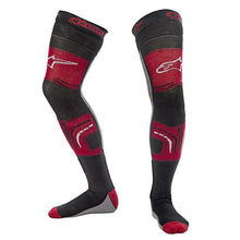 Load image into Gallery viewer, Alpinestars Knee Brace Socks Black/Red