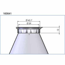 Load image into Gallery viewer, TA-160641 fuel filter dimensions
