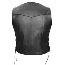 Load image into Gallery viewer, Black Leather Vest