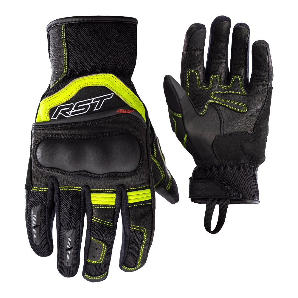 RST URBAN AIR 3 MESH GLOVE [BLACK/FLO YELLOW]