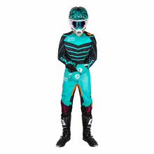 Load image into Gallery viewer, Seven&#39;s Annex Exo Black and Aqua jersey and pants