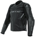 Dainese Men's Racing 4 Leather Jacket - Black/Black