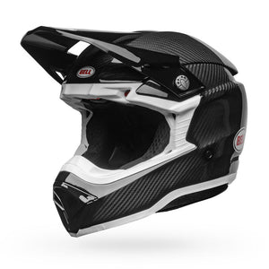 Bell Moto-10 MX Helmet - Spherical Gloss Black/White