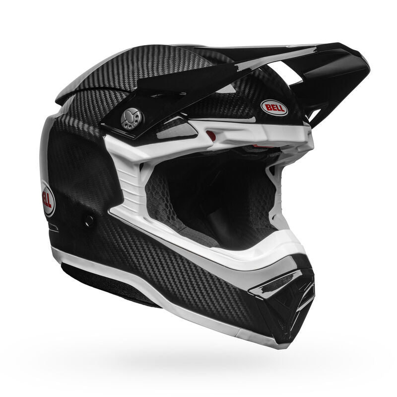 Bell Moto-10 MX Helmet - Spherical Gloss Black/White