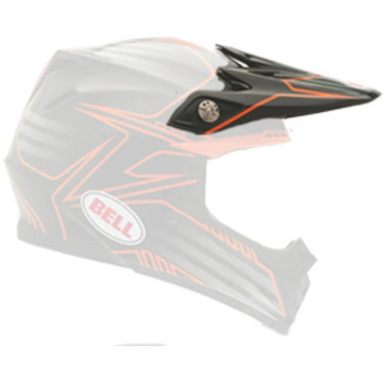 Bell Moto-9 Peak - Pinned Orange