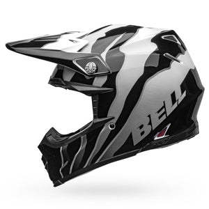 Bell Moto-9S Flex Helmet - Claw Gloss Black/White