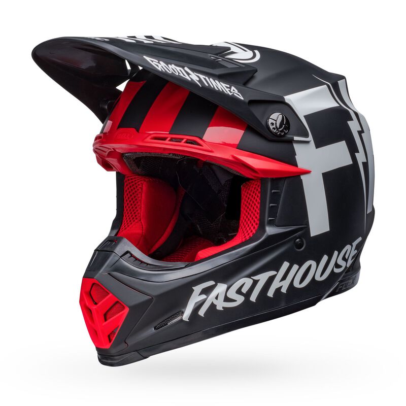 Bell Moto-9S Flex Helmet - Fasthouse Tribe Black/Grey