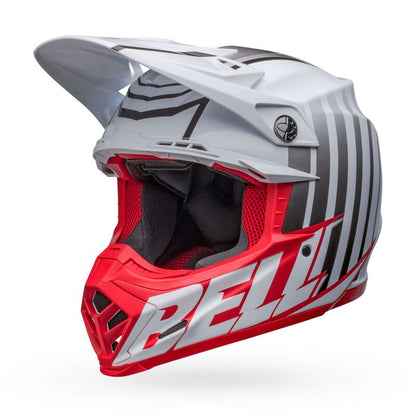 Bell Moto-9S Flex Helmet - Sprint White/Red