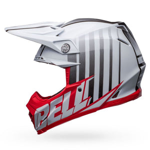 Bell Moto-9S Flex Helmet - Sprint White/Red