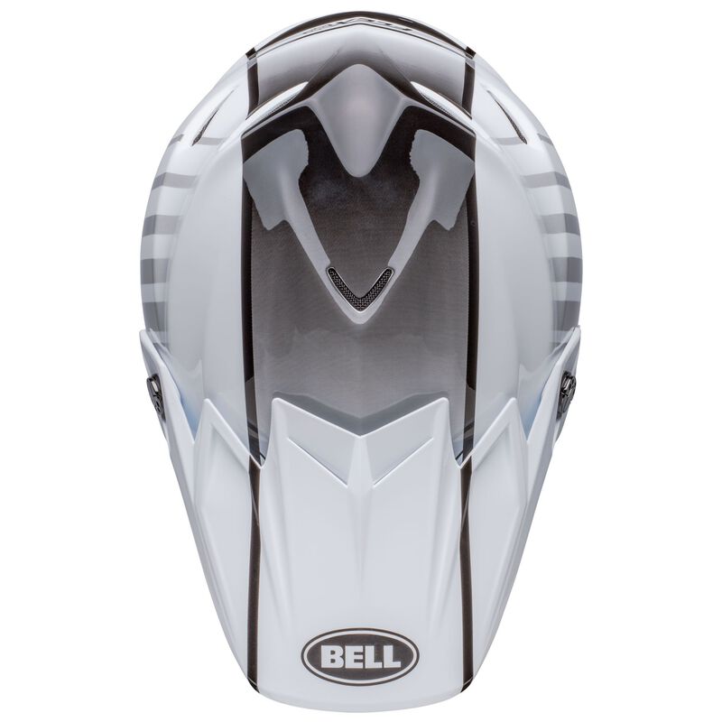 Bell Moto-9S Flex Helmet - Sprint White/Red