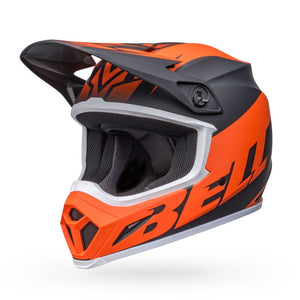 Bell MX-9 MIPS Adult MX Helmet - Disrupt Matt Black/Orange