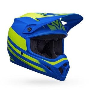 Bell MX-9 MIPS Adult MX Helmet - Disrupt Matt Blue/Hi-Viz