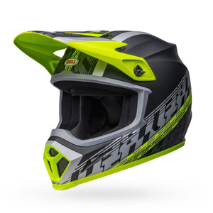 Bell MX-9 MIPS Adult MX Helmet - Offset Matt Black/Hi-Viz