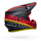 Bell MX-9 MIPS Adult MX Helmet - Offset Matt Black/Red