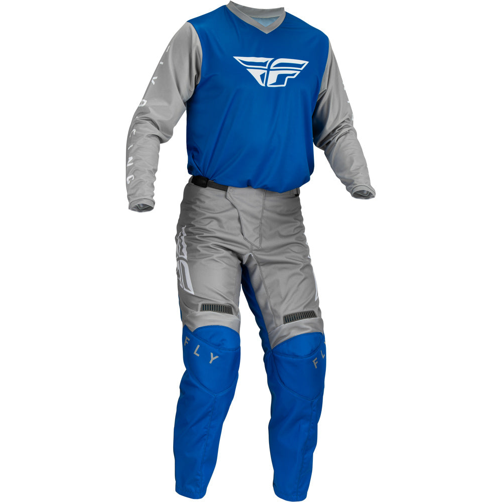 Fly : Adult Small : F16 MX Jersey : Blue/Grey : 2023