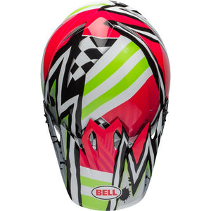 Bell MX-9 MIPS Peak - Tagger Asymmetric Pink/Green