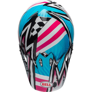 Bell MX-9 MIPS Peak - Tagger Asymmetric Blue/Pink