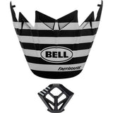 Bell Moto-9 MIPS Visor/Mouthpiece Kit Fasthouse Stripes Matte White/Black