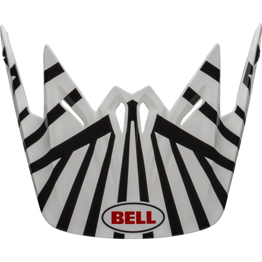 Bell Moto-9 MIPS Youth Visor Check Me Out White/Black