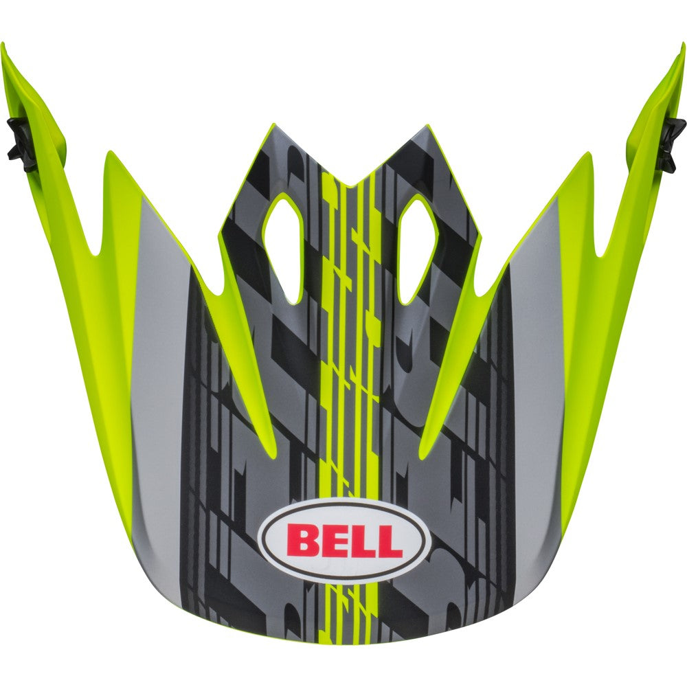 Bell MX-9 MIPS Peak - Offset Black/Hi Viz