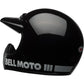 Bell Moto-3 Adult MX Helmet - Classic Gloss Black