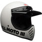 Bell Moto-3 Adult MX Helmet - Classic Gloss White