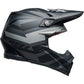 Bell Moto-9S Flex Helmet - Banshee Satin Black/Silver
