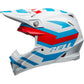 Bell Moto-9S Flex Helmet - Banshee Gloss White/Red