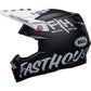 Bell Moto-9S Flex Helmet - Fasthouse Flex Crew Matt Black/White
