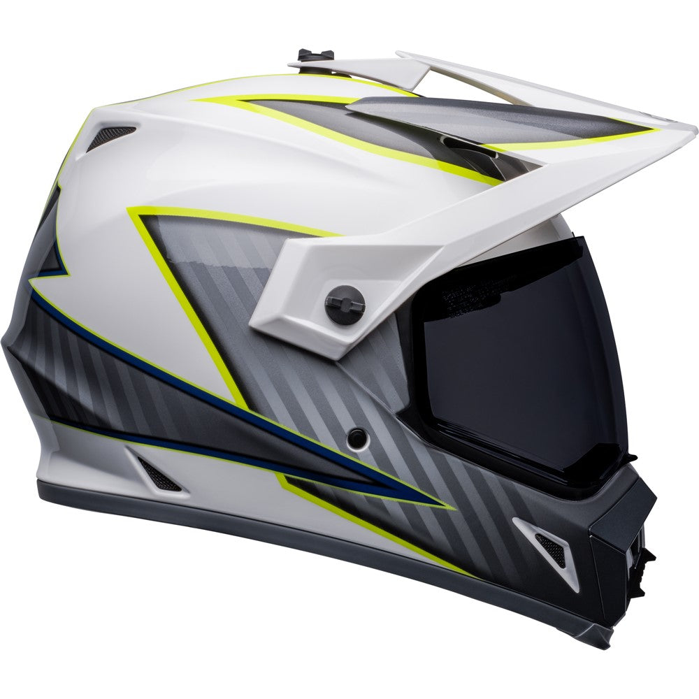 Bell MX-9 Adventure MIPS Helmet - Dalton White/Hi Viz Yellow