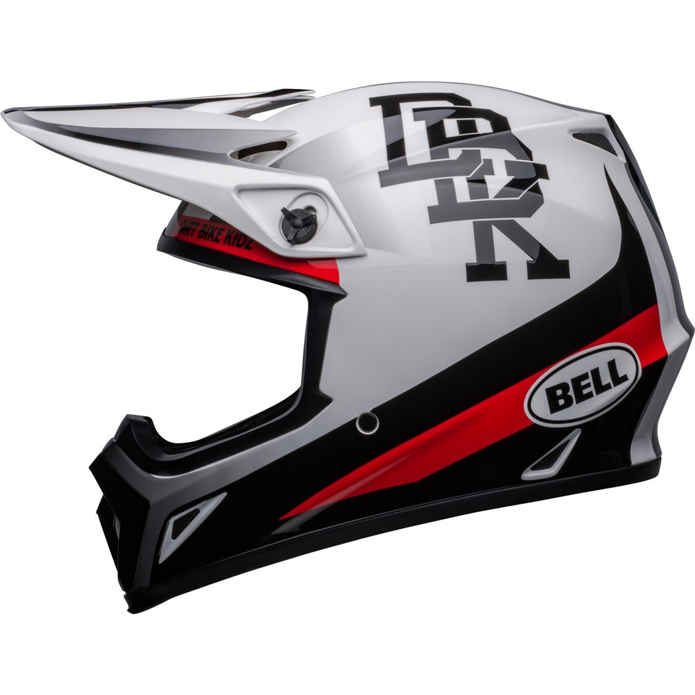 Bell MX-9 MIPS Adult MX Helmet - Twitch DBK Gloss White/Black