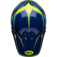 Bell MX-9 MIPS Adult MX Helmet - Zone Gloss Navy/Retina