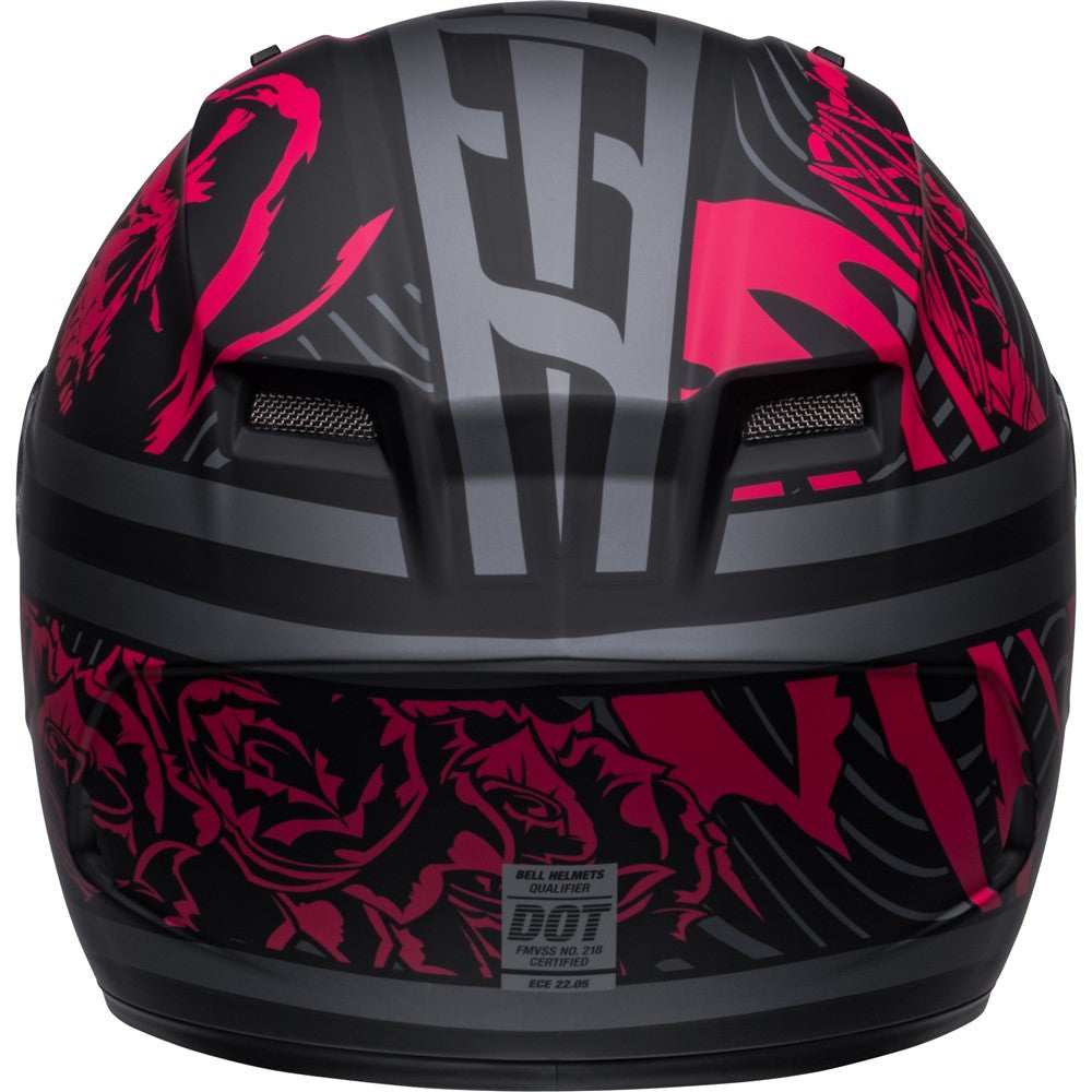 Bell Qualifier Helmet - Rebel Matt Black/Pink