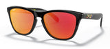 Oakley Frogskins Sunglasses - Valentino Rossi Sig. Series - Polished Black with Prizm Ruby Lens