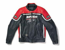 Load image into Gallery viewer, Spidi Nasty Leather Jacket Black/Red