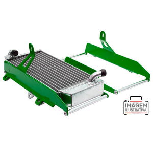 Crosspro Radiator Guards - Kawasaki KX450F 10-11 - Green