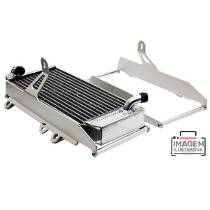 Crosspro Radiator Guards - Kawasaki KX450F 16-18 - Silver
