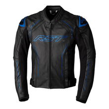 Load image into Gallery viewer, RST S1 LEATHER JACKET [BLACK/GREY/NEON BLUE]