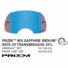 Load image into Gallery viewer, SAMPLE PICTURE - Oakley Prizm MX Sapphire Iridium lens - for Airbrake (OA-101-133-013) and Front Line (OA-102-516-003) goggles - have a 33% rate of transmission