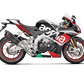 Akrapovic Slip On Carbon Muffler - Aprilia RSV4 2015-16