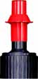Load image into Gallery viewer, Tuff Jug Black Cap with Red Ripper Cap (seal sold separately) - TG-RRS