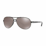 Oakley Feedback Sunglasses - Polarised - Polished Black frame w Prizm Black Polarised lens - Women