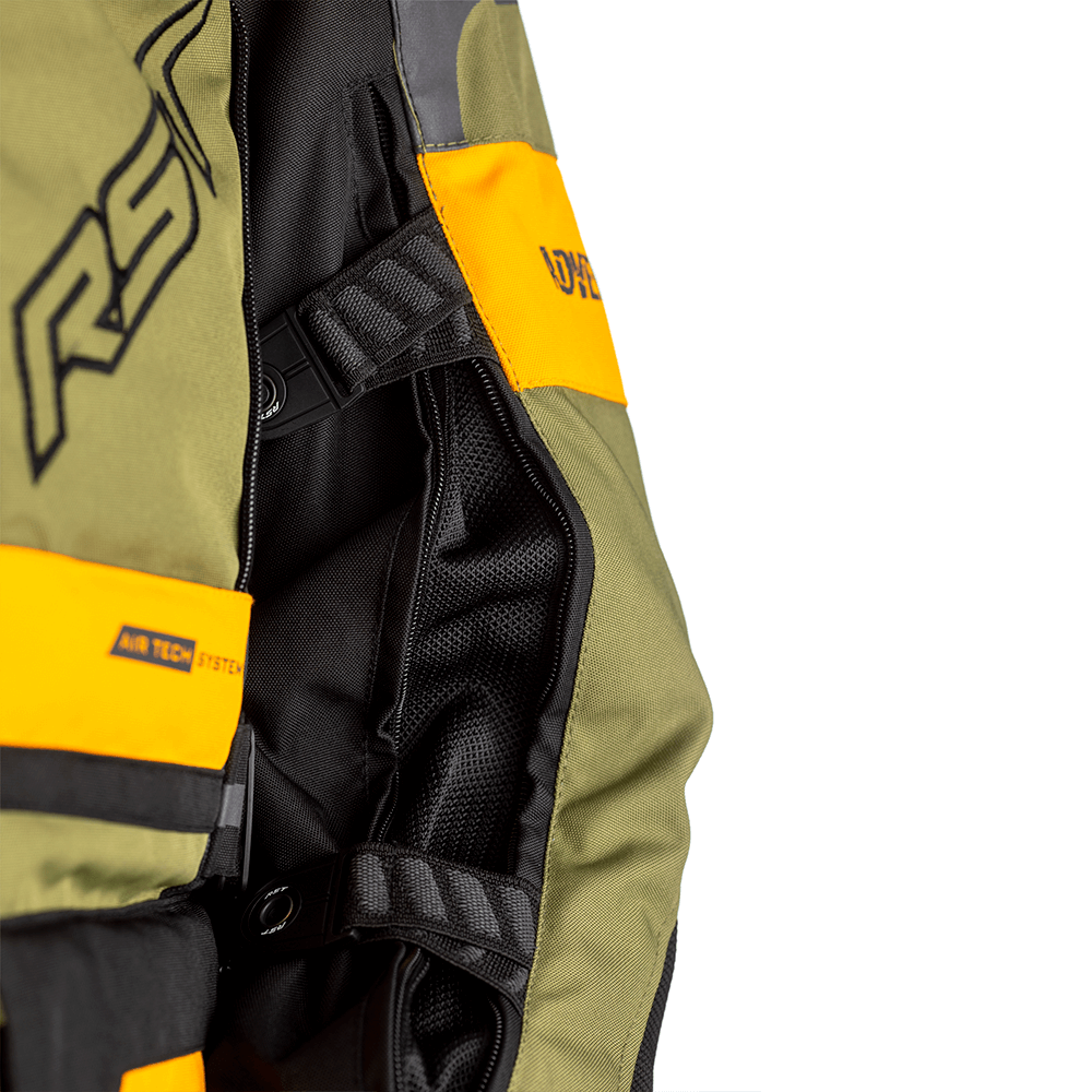 RST ADVENTURE-X TEXTILE JACKET [GREEN/OCHRE]