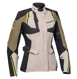 Ixon Ladies Eddas Adventure Jacket - Grey/Khaki/Black