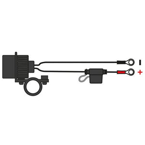 Oxford USB Dual Handlebar Mount Socket - Weatherproof