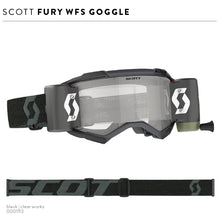 Load image into Gallery viewer, Fury WFS Goggle Black Clear Works Lens