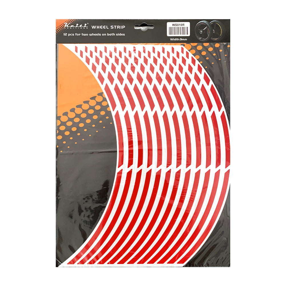 KEITI REFLECTIVE WHEEL 3 STRIPE [RED]