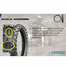 Load image into Gallery viewer, Michelin Starcross 5 - Soft compound has mud-phobic bars to further enhance tyre cleaning to further prevent soil from building up and reducing traction, whatever the conditions