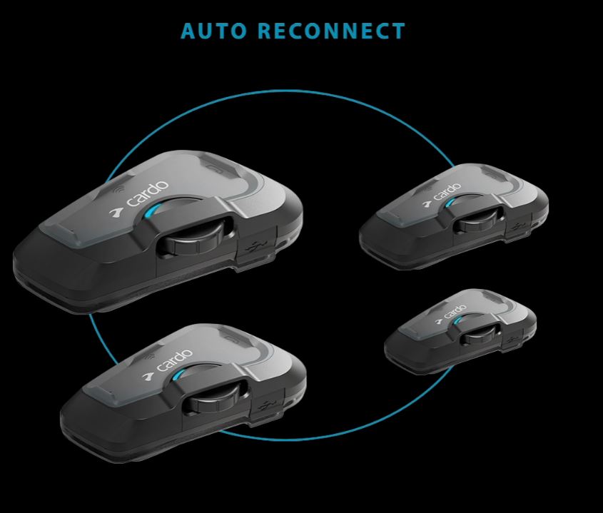 Cardo Freecom 4X Single Pack Bluetooth Intercom System